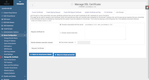 Let's Encrypt SSL certificate